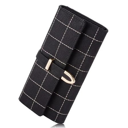 Elegant Dame Lommebok i Imitert Skinn Lommebok Dame Lommebok Herre