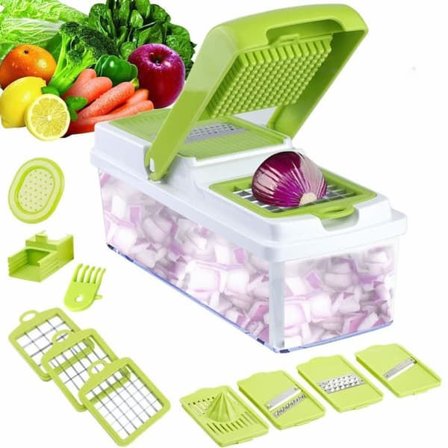 Multifunksjonell mandolinjern - frukt, ost og grønnsaker