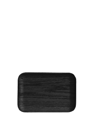 Sagaform Hanna Tallrik Skålar Svart 19x13x1,5cm