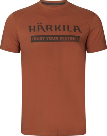 Härkila Logo S S T-shirt Arabian Spice - T-Shirts & Piké