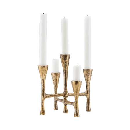 House Doctor Ljusstake, Tristy 20x19x20 cm, mässing Ljus & ljusstakar ONESIZE