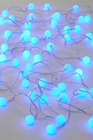 Jotex - SLINGAN LED-ljusslinga Blå - Köp Dekorativ belysning hos Jotex