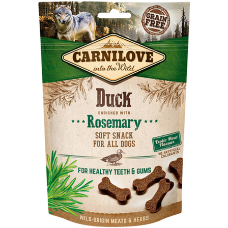 Carnilove - Dog Semi Moist Snack Duck & Rosemary 200g - Hund - Hundegodbiter & tyggebein - Naturlige godbiter for hund - ZOO.no