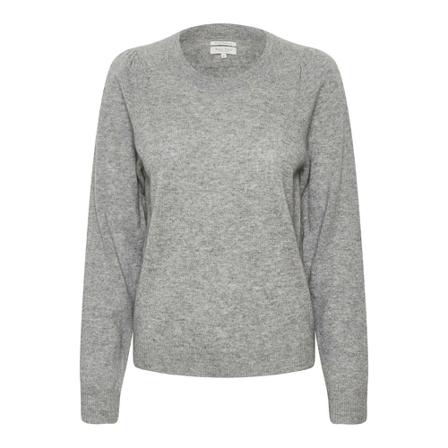 Part Two Evina Trui , Grijs , Dames , Maat: XS