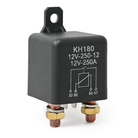 4-polet 12V 250A højtydende batteristyringsswitch startrelæ til bil, motorcykel, lastbil