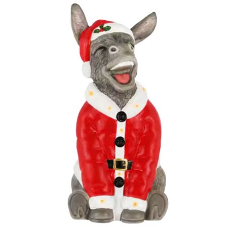 Jul Åsna Jultomte Figurer Harts Jul Tomte Figurer Rolig Skrivbords Harts Staty Hemaccenter