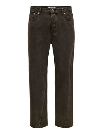 Onsfade Loose Twist Brown 3325 Tai Dnm Brown ONLY & SONS
