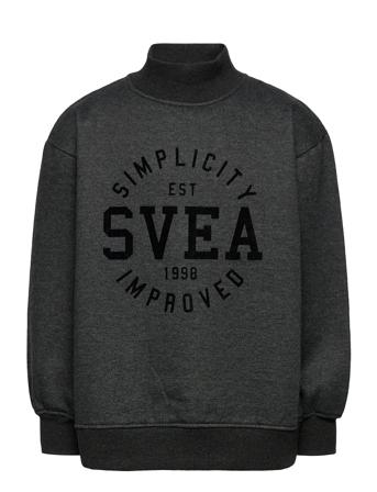K. Mock Neck Sweat Svetari Collegepaita Harmaa Svea