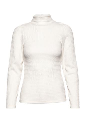 Slfbea Ls Top B White Selected Femme