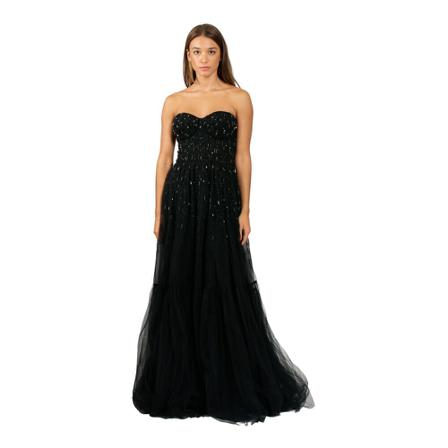 Elisabetta Franchi Maxi Kjole Sort, Dame