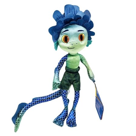 Luca Havmonster Plysjleketøy Tegneseriefigur Stoppet Dyre Dukker for Barn Gave Grønn