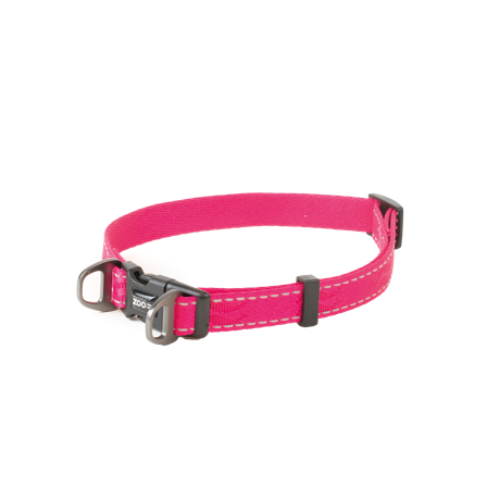 Selected by ZOO - Hundehalsbånd Rufus justerbart, 15mmx35-50cm, Rosa - Hund - Halsbånd - ZOO.no