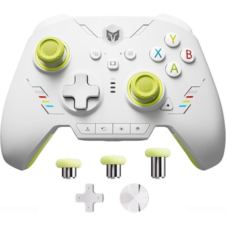 Trådløs Controller, BIGBIG WON Rainbow 2 SE, Hall Effect Trigger, 12-bit ADC, 3 Sæt Joysticks, 4-vejs & 8-vejs D-pad Controller til Switch/PC/Android/