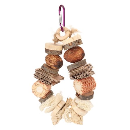 Papegøje Tygelegetøj Næbslibning Bidresistent Burkrog til Undulater Dværgpapegøjer Kedsomhedslindring