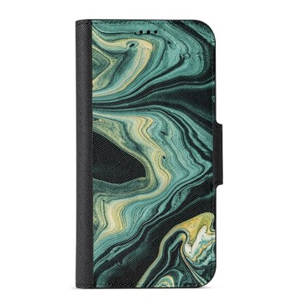 Naive iPhone 12 Pro Max Plånboksfodral - Green Dream