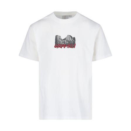 Gramicci, T-Shirts Wit, Heren, Maat:M