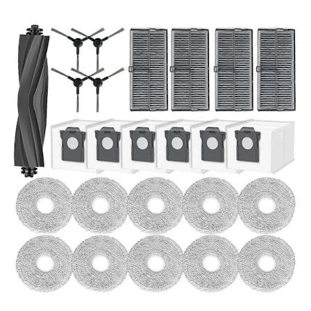 For Dreame Mova E30 Ultra Robot Støvsuger Hovedsidebørste Hepa Filter Mopp Klut Deler Tilbehør