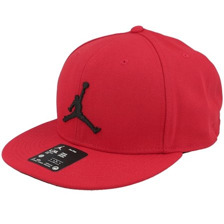 Jordan - Pro Cap Jumpman Gym Red/Black/Black Snapback Snapback Red Cap - @ Hatstore