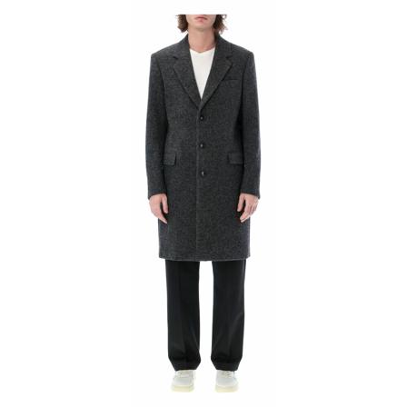 Ami Paris Men& Clothing Outerwear Gray Grå, Herre Frakker