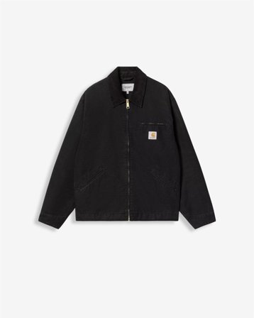 - OG DETROIT JACKET - BLACK AGED CANVAS M