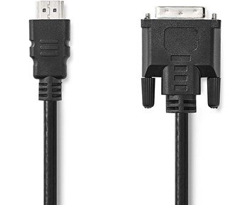 Nedis DVI - HDMI - 3 m - 3 meter HDMI till DVI-kabel
