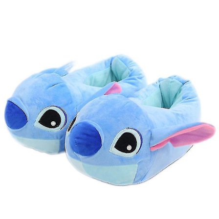 Sininen Stitch Talvitossut Hauskat Sisätossut Unisex Aikuiset Täytetyt Pehmokengät
