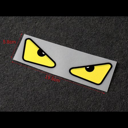 Devil eyes bilklistermärken bilhjälm elbil motorcykel refl