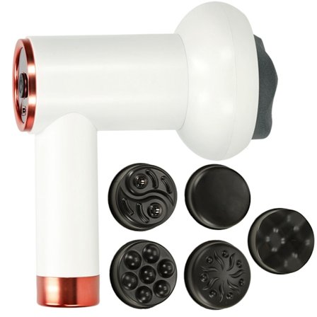 Body massage gun bantning 9in1 vit