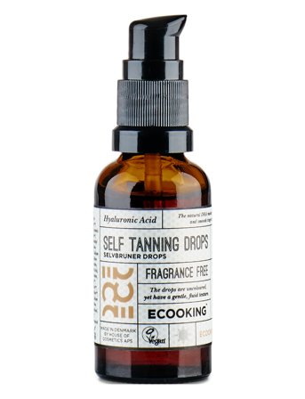 ECOOKING Self Tanning Drops Fragrance Free - Nude - 30 ml