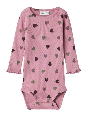 name it Nbfnitte R Ls Body - Pink - 50