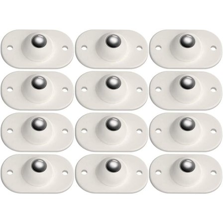 12 stk. Selvklæbende Drejelige Hjul, Universal 360° Rotationstrans