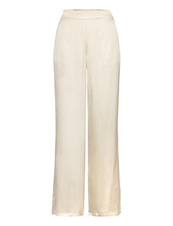 Slffranziska Mw Pant B Slengbukser Beige Selected Femme*Betinget Tilbud