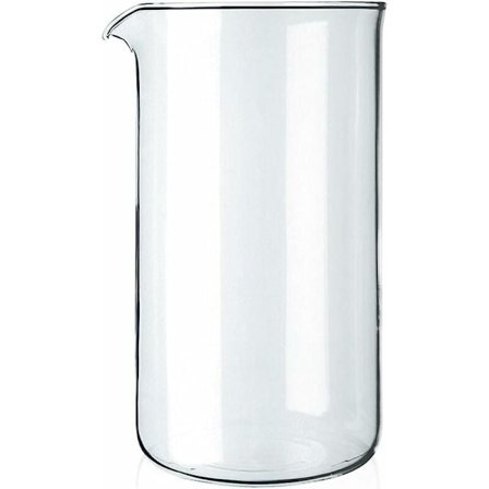 Erstatningskolbeglass 8 Kopper, 1 Liter, Transparent, 10 cm Diameter