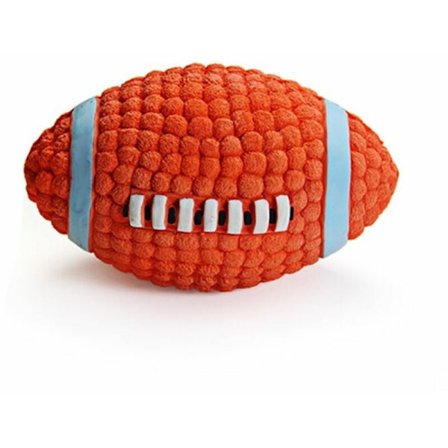 Latex Rugby Hund Leksak, Tandboll, Latexboll, Hund Leksak, Husdjursleksak (Liten)