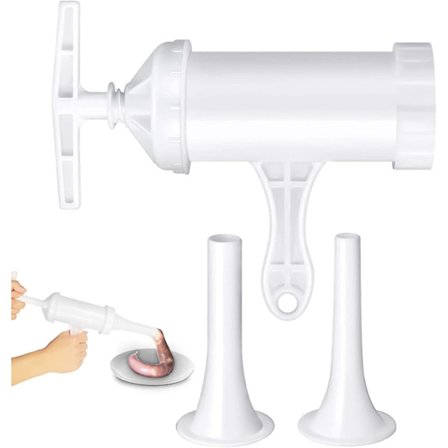 Pølsefyller manuell maskin fyller pølse med tykk fu