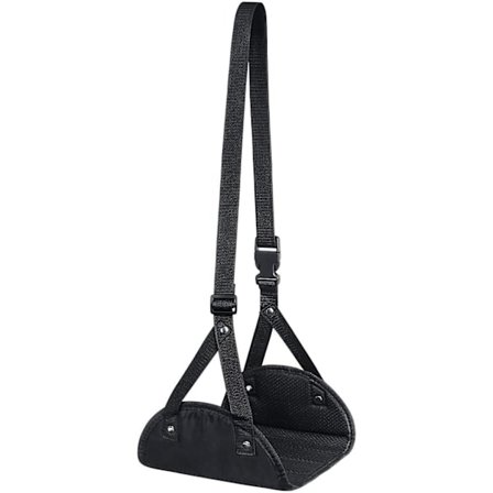 Resefotstöd, bärbar fot hängmatta resetillbehör, justerbar separerad design vadderad ben hängmatta för att förhindra rygg- och höftproblem för 