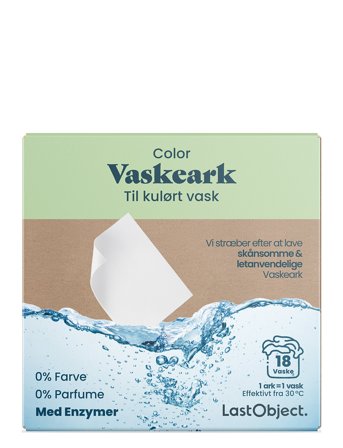 LastObject Laundry Detergent Sheets White - White - 18 PCS