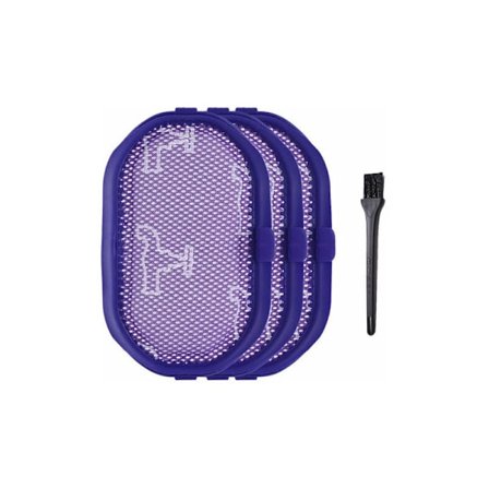 3-pack tvättbart ersättningsfilter för Dyson D30 DC31 DC34 DC35 DC44 DC45 DC56 dammsugare ersätter 917066-02 CHAM