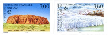 Frankrig 1996 - Tjenestemærker YT TS114-115 - Postfrisk utakket