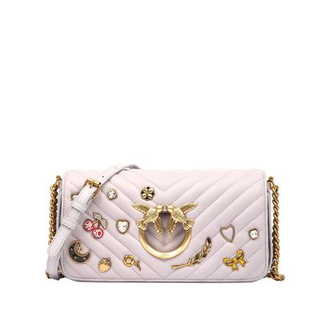 Pinko, Pinko Lilac Fioletowy, Kobieta, Rozmiar: ONE Size