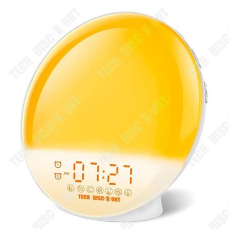 Analog väckarklocka - TD - Väckarlampa - 3 tum - Elektrisk - Rund