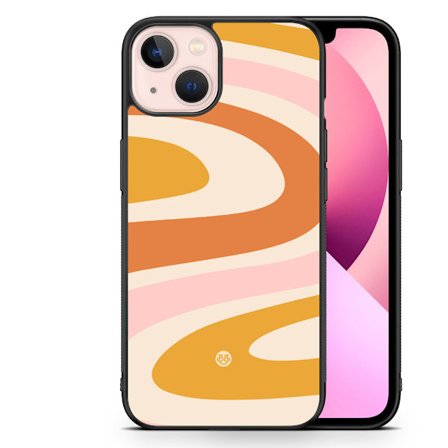 Bjornberry Skal iPhone 13 - Orange 70-tal