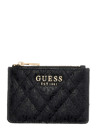Guess ISEMAY SLG CREDIT CARD CASE Plånböcker & fodral Dam Svart ONESIZE
