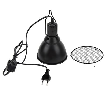 Reptil Lysarmatur Simuleringsbelysning E27-fatning Reptil Lampeholder til UVA UVB Pære Solbadning Varme Pære EU-stik 250V