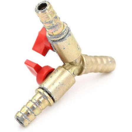 Y 3-vejs Slangekobling, splitter, messing & zinklegering