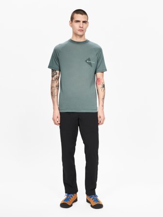 Klättermusen Groa Igneous T-Skjorte Herre - Teal Grey - XL