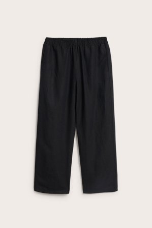 Kappahl | Bukse i linblanding Svart 2XL | Svart