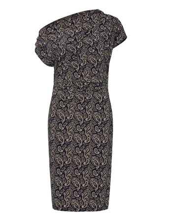 Lauren Ralph Lauren | Paisley Jersey Off-The-Shoulder Dress | 40