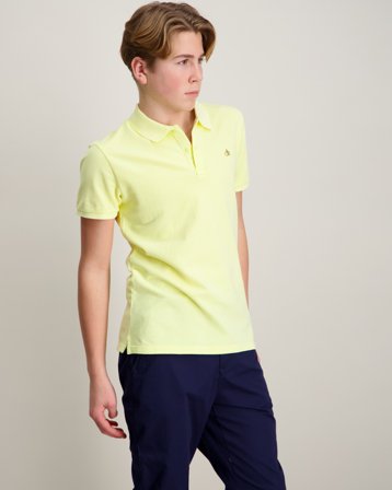 Scotch & Soda Garment-dyed pique polo Gelb Polo/Rugbyshirts Jungen - Kids Brand Store