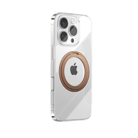 Joyroom JR-16JL6 iPhone 16 Pro Ultra-Thin MagSafe Case with 360° Stand - Gold